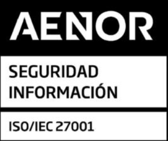 Sello Aenor 27001